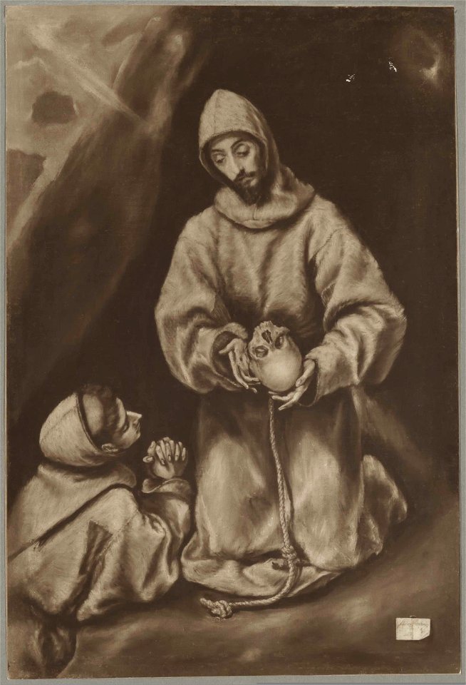 El Greco - St Francis and Brother Leo, Drey