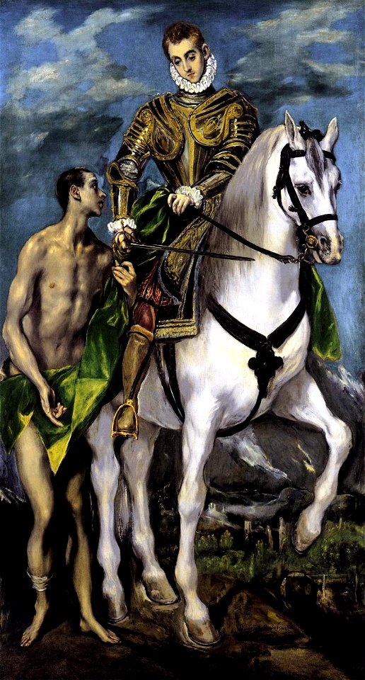 El Greco - St Martin and the Beggar - WGA10537