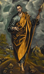 El Greco - St. Judas Thaddaeus or St. Thomas - 2008.276 - Indianapolis Museum of Art