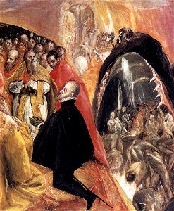 El Greco - The Adoration of the Name of Jesus (detail) - WGA10435