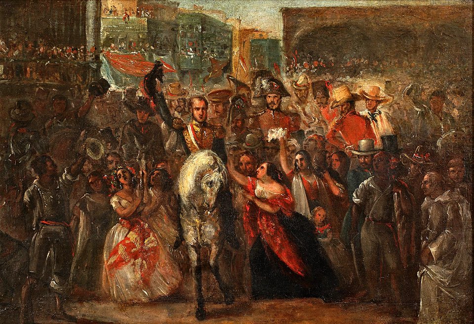 El ingreso del presidente Luis José de Orbegoso a Lima
