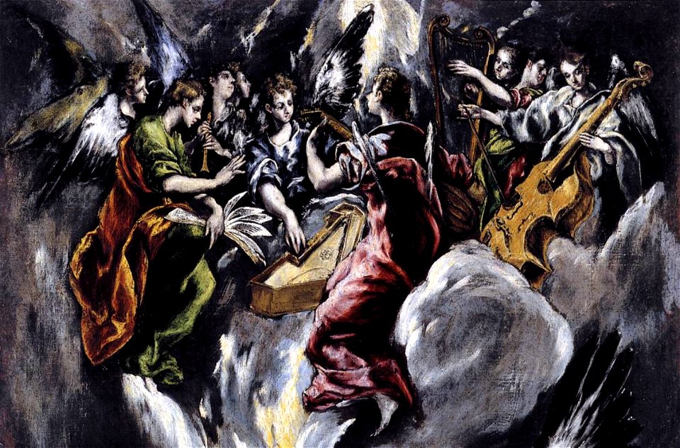 El Greco - The Annunciation (detail) - WGA10524