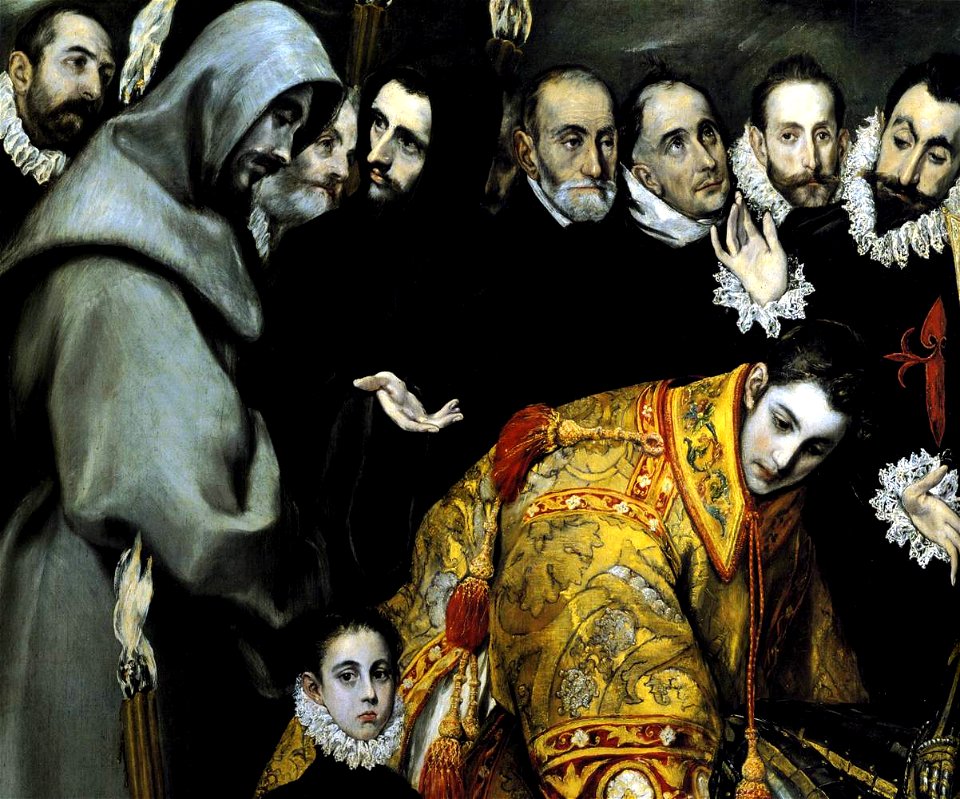 El Greco - The Burial of the Count of Orgaz (detail) - WGA10491