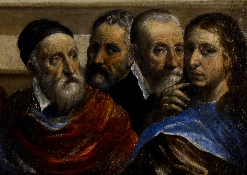El Greco - The Purification of the Temple (detail) - WGA10424