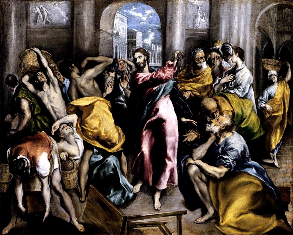 El Greco - The Purification of the Temple - WGA10542