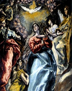 El Greco - The Virgin of the Immaculate Conception (detail) - WGA10618