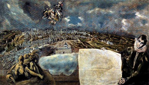 El Greco - View and Plan of Toledo - WGA10607