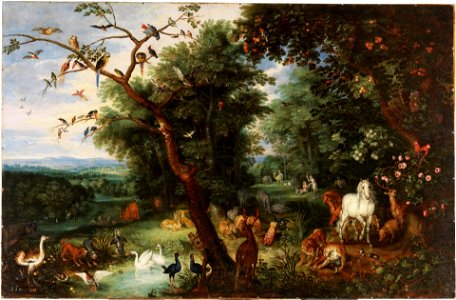 El Paraíso Terrenal de Pieter Brueghel el Joven, Museo del Prado