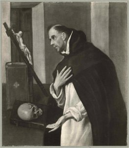 El Greco school - St Dominic in Prayer