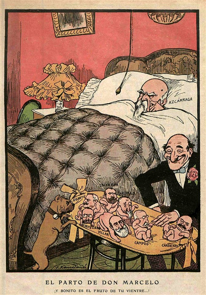 El parto de don Marcelo, de Xaudaró
