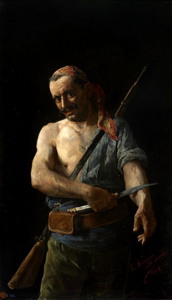 El guerrillero, de César Álvarez Dumont (Museo del Prado)