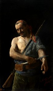 El guerrillero, de César Álvarez Dumont (Museo del Prado)