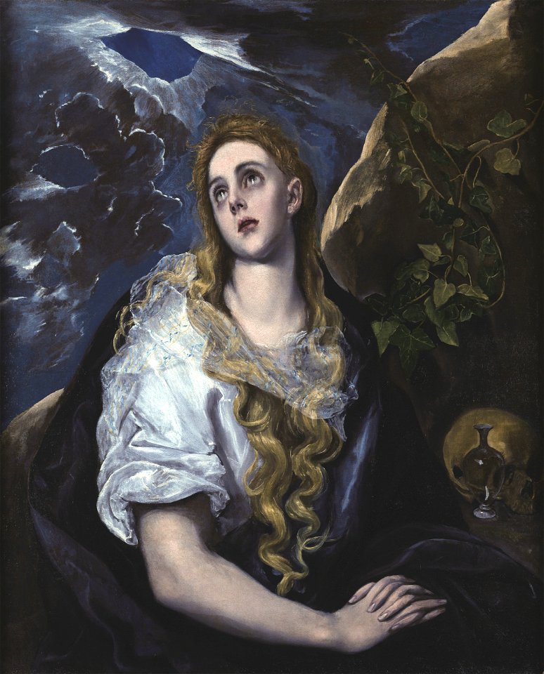 Wga El Greco Mary Magdalen in Penitence