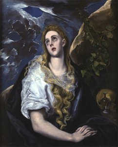 Wga El Greco Mary Magdalen in Penitence