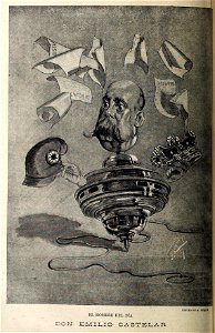 El Hombre del Día, Don Emilio Castelar, de M. Luque