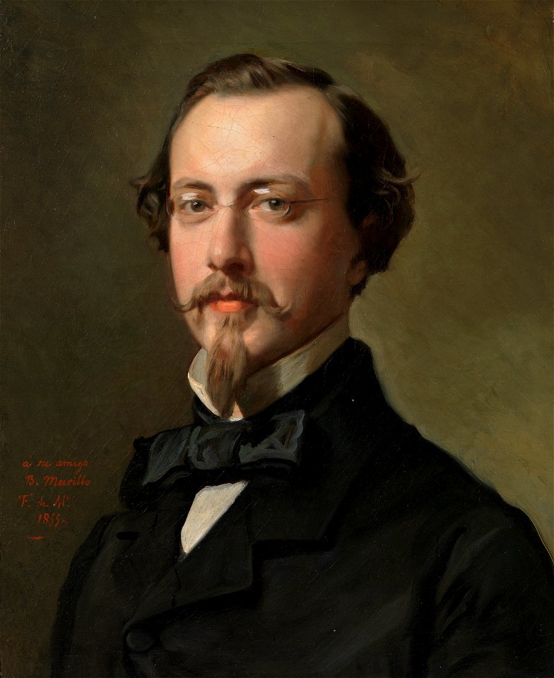 El pintor Benito Soriano Murillo, por Federico de Madrazo