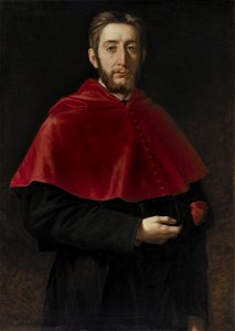 El pintor Enrique Melida Alinari, togado (Museo del Prado)