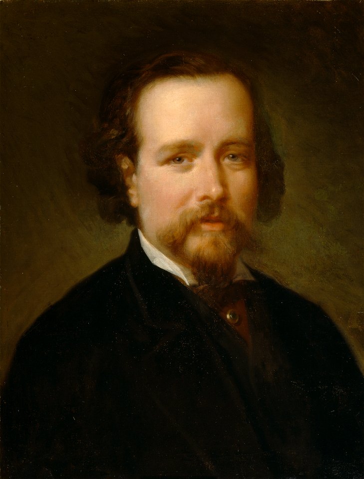 El pintor Vicente Palmaroli, por Luis de Madrazo