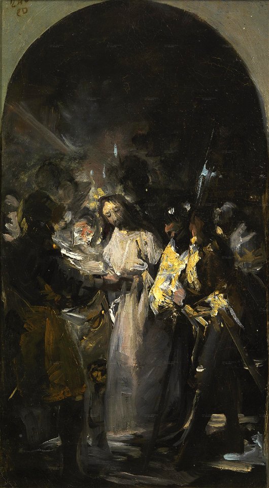 El prendimiento de Cristo (boceto)
