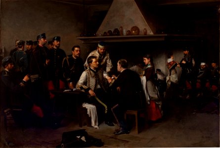 El primer balazo, de Enrique Estevan y Vicente (Museo del Prado)