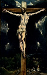 El Greco (Domenikos Theotokopoulos, called) - Christ on the Cross - Google Art Project. Free illustration for personal and commercial use.