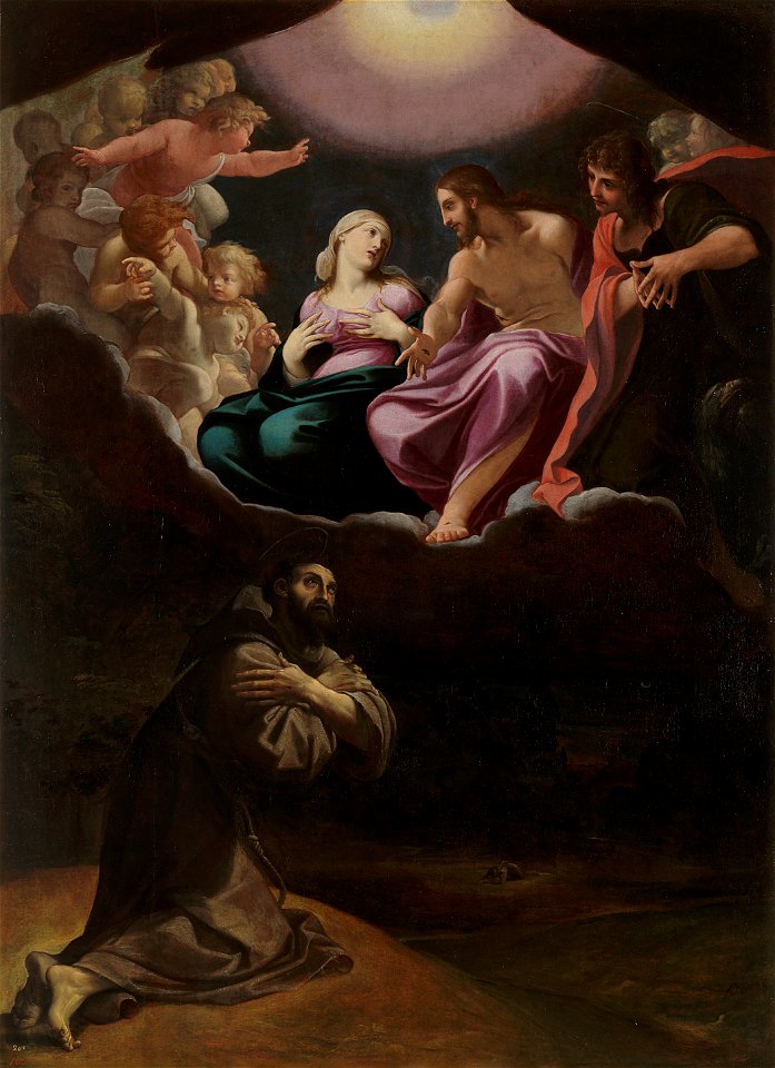 El jubileo de la Porciúncula (Ludovico Carracci)