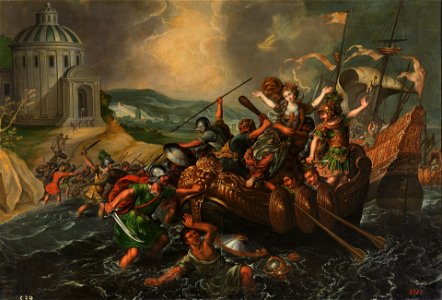 El rapto de Helena, por Juan de la Corte