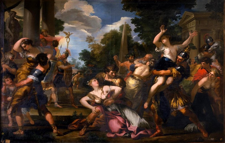 El rapto de las Sabinas, de Domingo Álvarez Enciso (Real Academia de Bellas Artes de San Fernando)