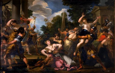 El rapto de las Sabinas, de Domingo Álvarez Enciso (Real Academia de Bellas Artes de San Fernando)