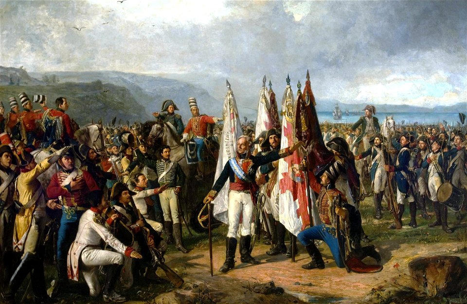 El juramento de las tropas del Marqués de la Romana