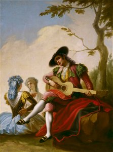 El majo de la guitarra