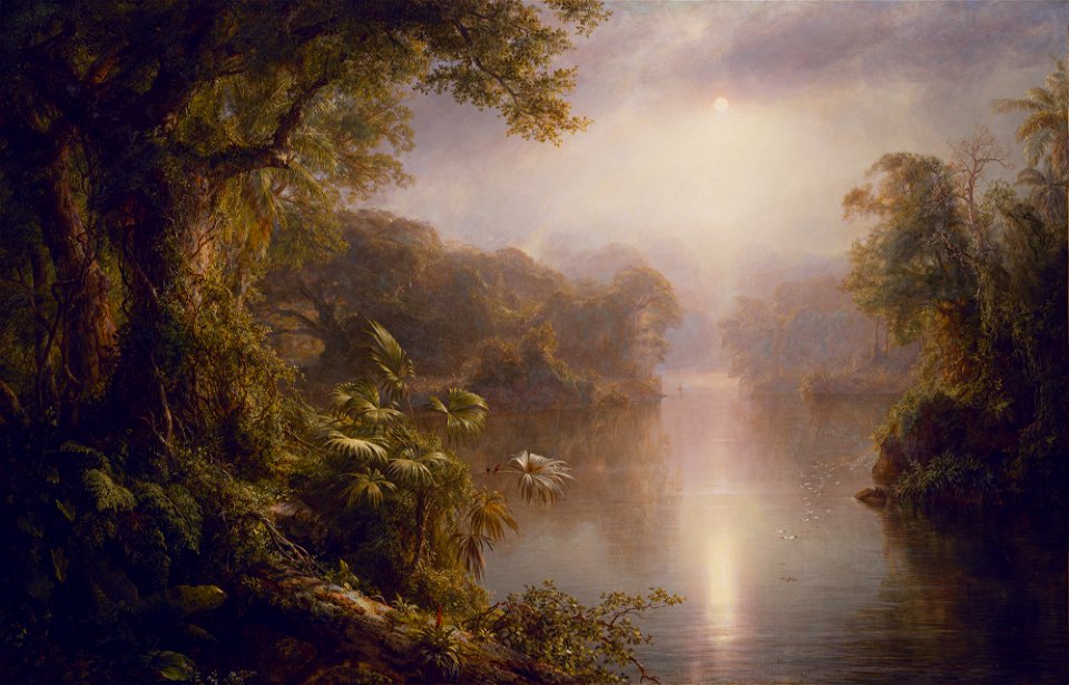 El Rio de Luz (The River of Light) Frederic Edwin Church