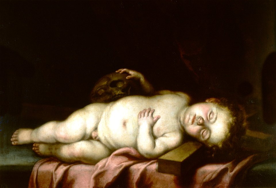 El Niño Jesús dormido sobre la cruz, de Bartolomé Esteban Murillo (Museo del Prado)