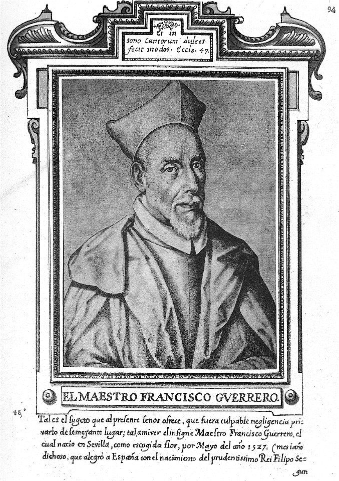 El maestro Francisco Guerrero