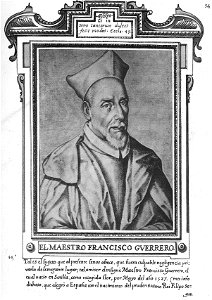 El maestro Francisco Guerrero