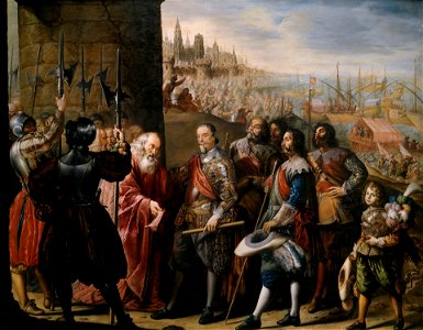 El socorro de Génova por el II marqués de Santa Cruz (Antonio de Pereda)