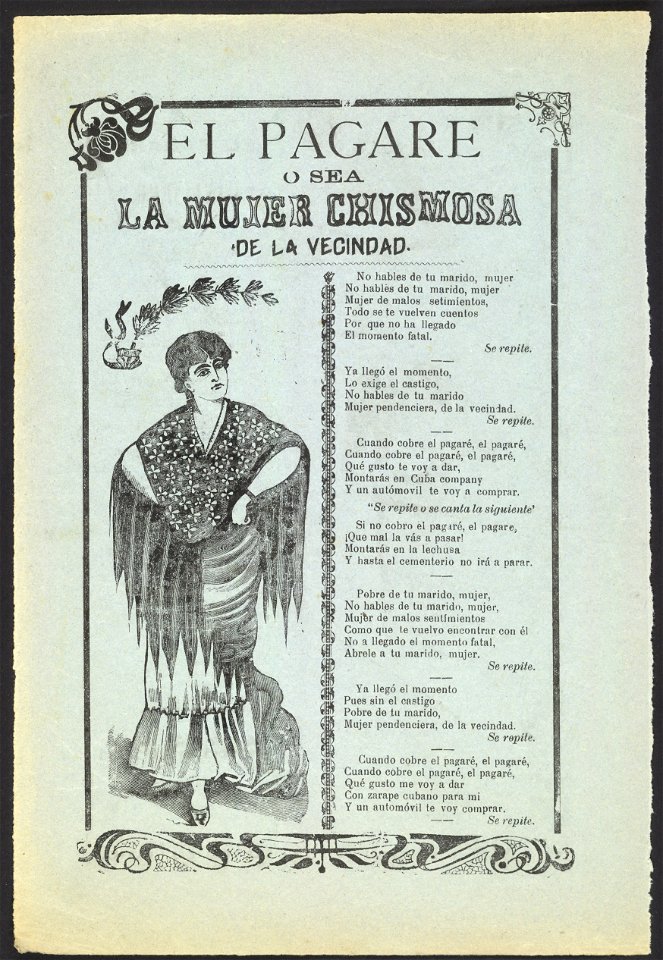 El pagare o sea la mujer chismosa de la vecindad LCCN99615883