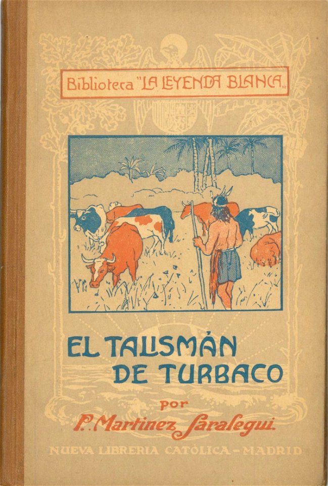 El talismán de Turbaco, 1918, cover by Mariano Pedrero