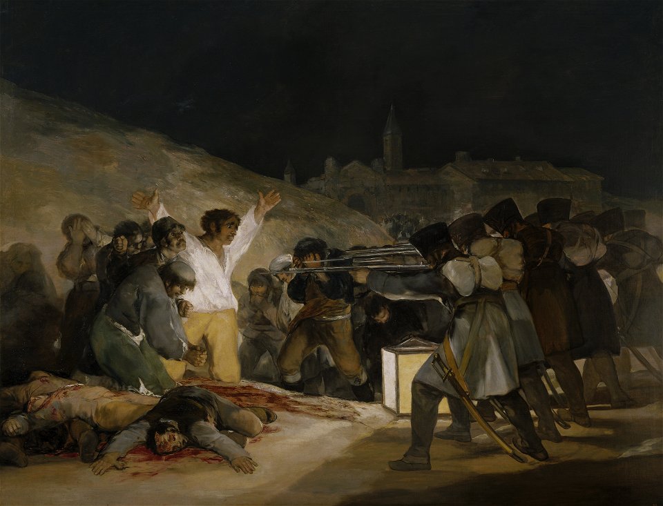 El tres de mayo de 1808 en Madrid