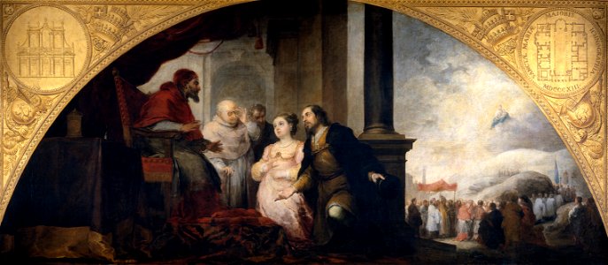 El patricio revela su sueño al papa Liberio