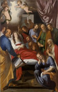 El Tránsito de la Virgen, de Mateo Gilarte (Museo del Prado)