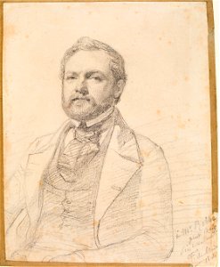 El pintor Louis Robbe, por Federico de Madrazo