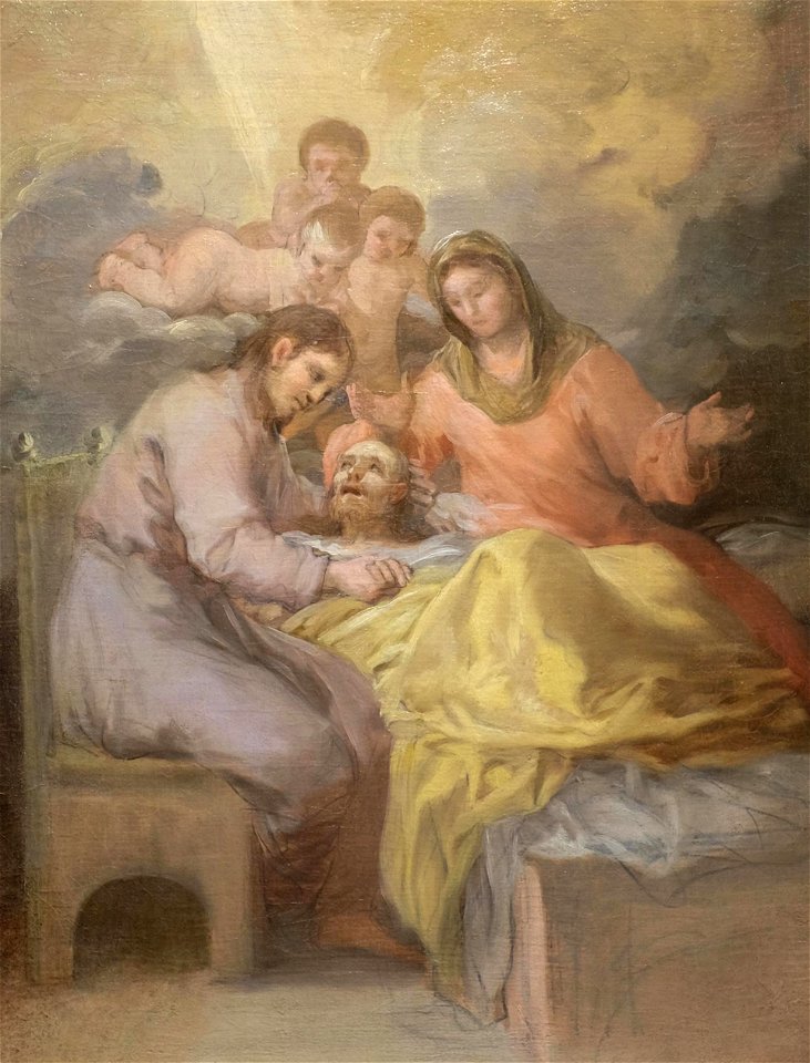 El tránsito de San José (boceto) por Francisco de Goya