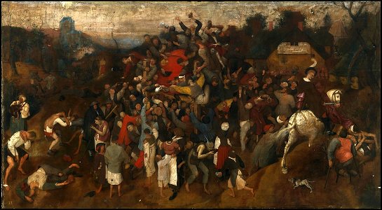 El vino de la fiesta de San Martín, Pieter Bruegel El Viejo