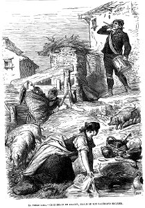 El pregonero, costumbres de Aragón, de Valeriano Domínguez Bécquer