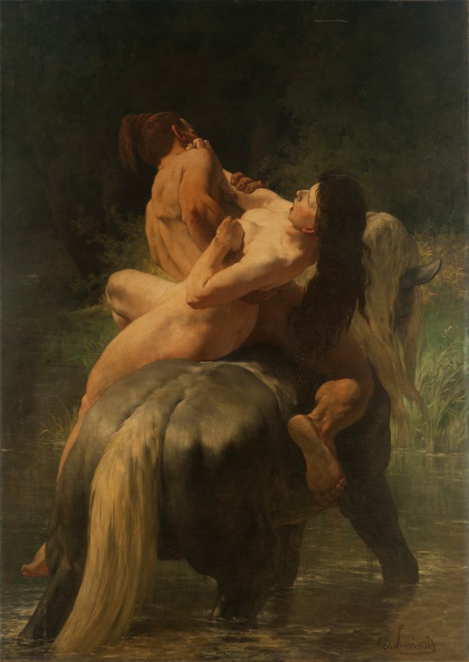 El rapto - Évariste Vital Luminais