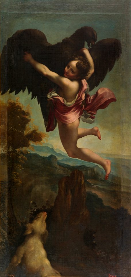 El rapto de Ganimedes, de Eugenio Cajés (Museo del Prado)