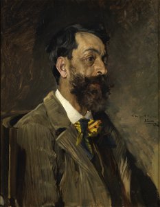 El pintor Juan Espina y Capo, por Sorolla