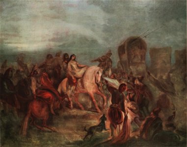 El Regreso de la Cautiva -Buenos Aires, según Rugendas