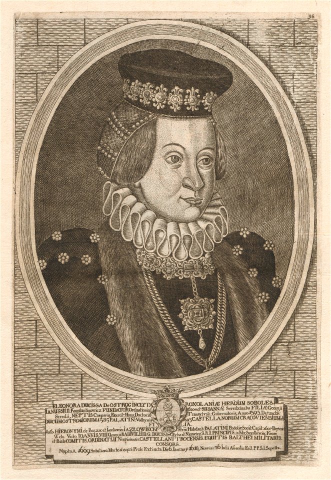 Eleanora Radzivił (Astroskaja). Элеанора Радзівіл (Астроская) (H. Lajbovič, 1758)